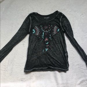 soft long sleeve elephant tee